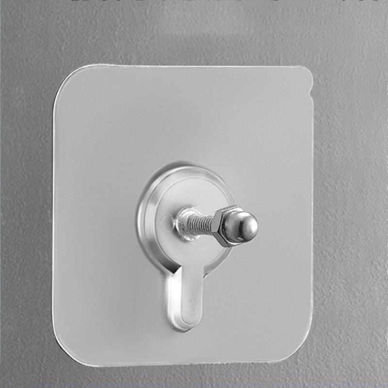 4 PCs Punch-Free Screw Hanger | Non-Marking Wall Hook Stickers | Heavy-Duty Picture & Decor Holder / Pack of 3