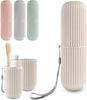 Portable Toothbrush & Toothpaste Holder Case | Travel Storage Box with Cup Function