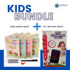 4-in-1 Sank Magic Book Practice + 6.5-Inch Multi-Color LCD Electronic Writing Tablet  | Premium Quality