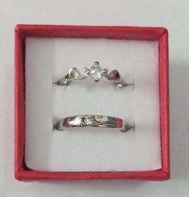 1 Pair Of Couple Ring For Engagement And Friendship Gift | Stainless Steel Ring - CHAUDHARY BRAND STORE