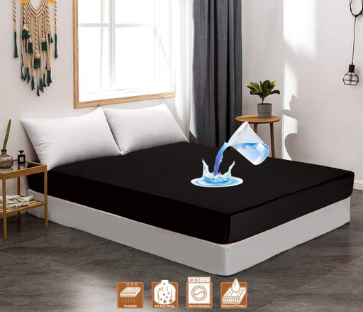 100% Waterproof Mattress Protector Cover Is Made Of Polish Fabric, (random Color) - CHAUDHARY BRAND STORE