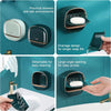 Luxury Soap Holder | Self-Adhesive Wall-Mounted Soap Case with Lid