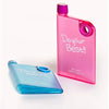 Ultra Slim Notebook Style Water Bottle 380ml | Portable Memo Bottle for Travel, School & Office