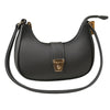Crescent Luxury Faux Leather Shoulder Bag |  Elegant Handbag for Women