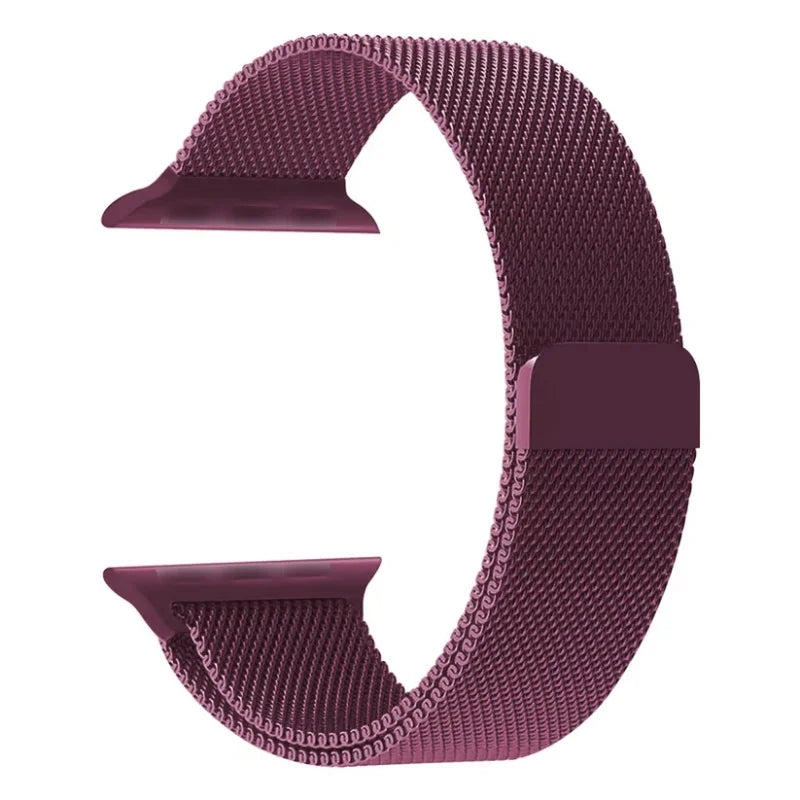 Apple Watch Milanese Magnetic Loop Strap | Stainless Steel Band  | 42mm / 44mm / 45mm