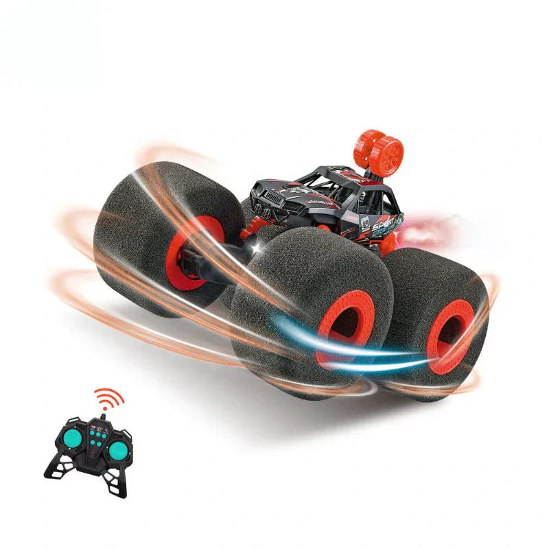 2.4G Lightweight Remote Control Sponge Wheel Water Spray Stunt Car - Chaudhary Brand Store 