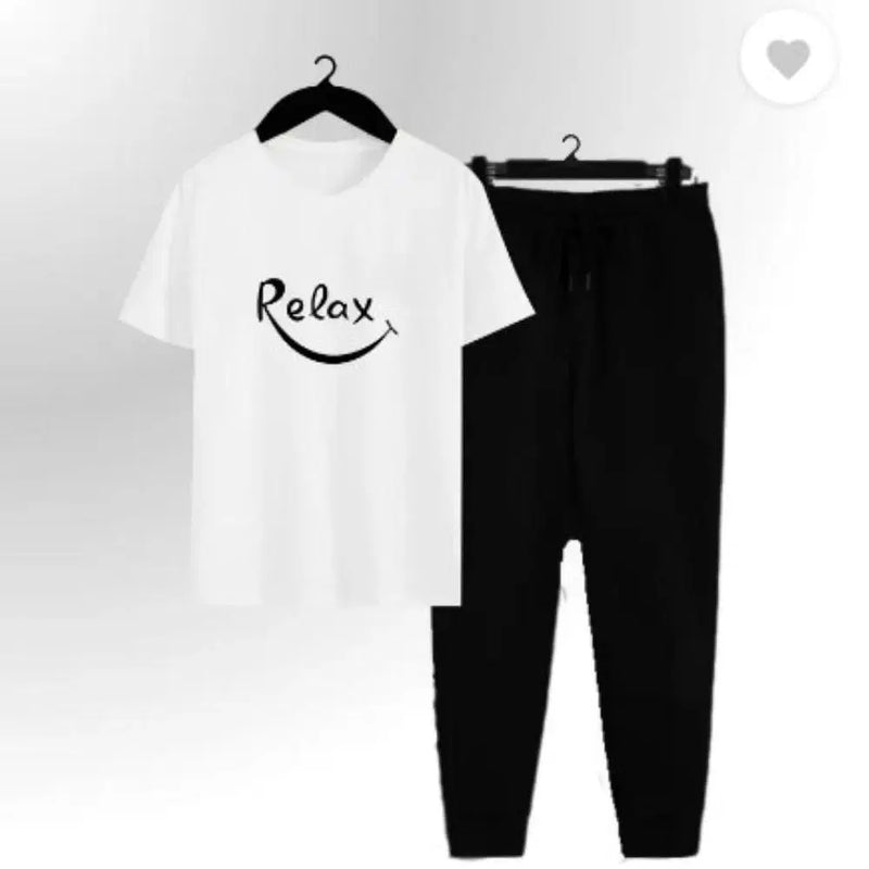 2 Pcs Men's Cotton Printed Track Suit - Chaudhary Brand Store 