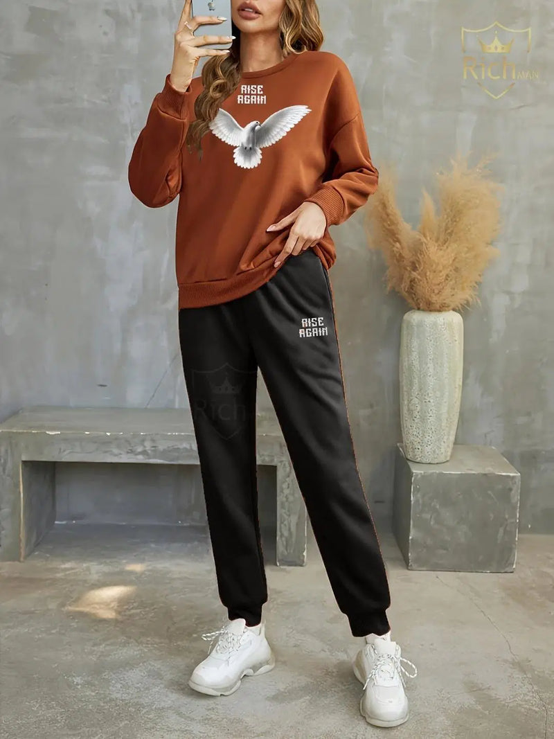 2 Pcs Unisex Fleece Plain Track Suit - Chaudhary Brand Store 