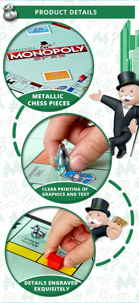 2 in 1 Monopoly Property Trading + Ludo Board Game - Chaudhary Brand Store 