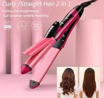 2 In 1 Nova Hair Straightener And Hair Curler Quick Heat-up Technology