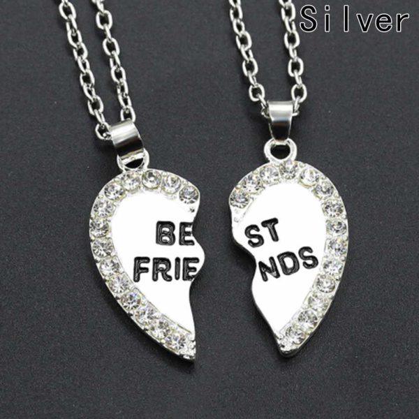 2 Pairs Best Friend Necklace – Both Bf - CHAUDHARY BRAND STORE