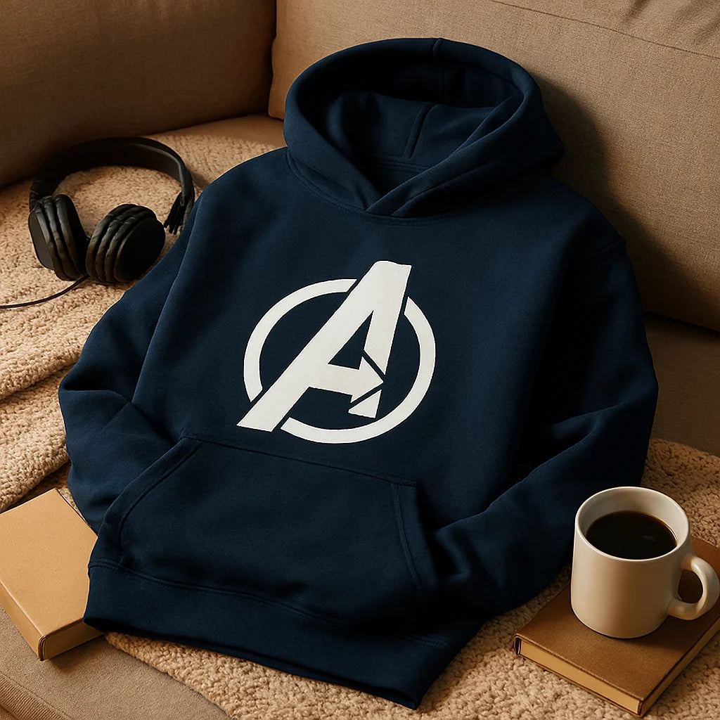 Printed Premium Hoodies for Men & Boys – Stylish Casual Wear, Comfortable Fabric, Available in M, L, XL (Large)