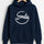 Navy Blue Smile Hoodie for Men – Premium Quality, Stylish Design & Machine Washable (Large)