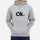 New Summer Collection Full Grey Hoodie – “OK” Printed for Girls & Boys (Extra Large)