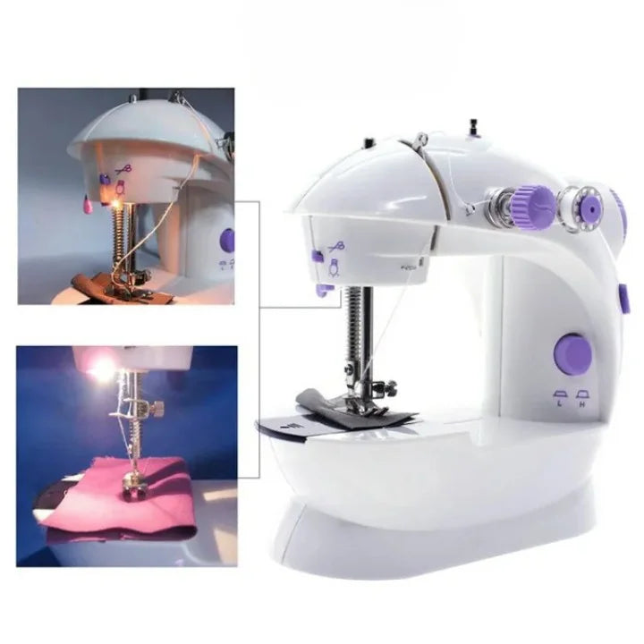 Mini Electric Sewing Machine for Home Use – Portable, Lightweight & Easy-to-Use Hand Stitching Tool with Motor