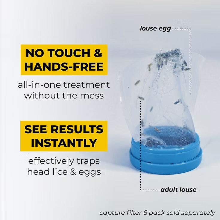 LICETEC V-COMB Electric Head Lice Remover – Chemical-Free Vacuum & Comb System for Safe, Effective Lice and Nit Removal - Chaudhary Brand Store 