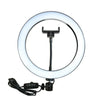 MJ36 RGB LED Ring Light 36cm with 16 Colors, Brightness Control & Phone Holder
