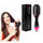One Step Hot Air Brush | 3-in-1 Dryer, Straightener & Volumizer for Effortless Styling