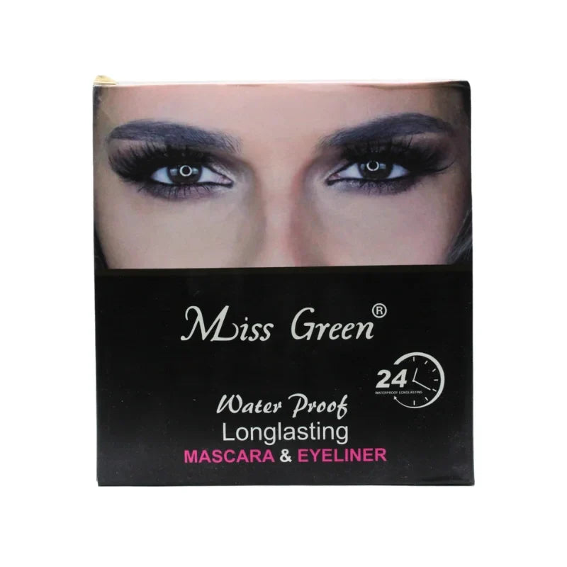 Miss Green FIT ME Waterproof Mascara & Eyeliner | 2-in-1 Long-Lasting Eye Makeup Duo