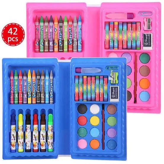 42-Piece Complete Coloring Kit for Kids – Art & Drawing Set Chaudhary Brand Store