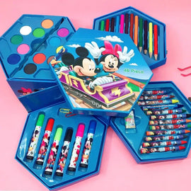 46 Pcs Painting Colour Kit For Kids, Fun Disney/cartoon Character Art Set - Chaudhary Brand Store 