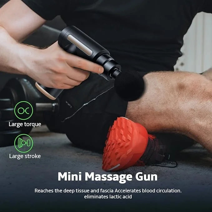 4 In 1 Deep Tissue Massage Gun – Electric Percussion Massager for Muscle Pain Relief & Relaxation