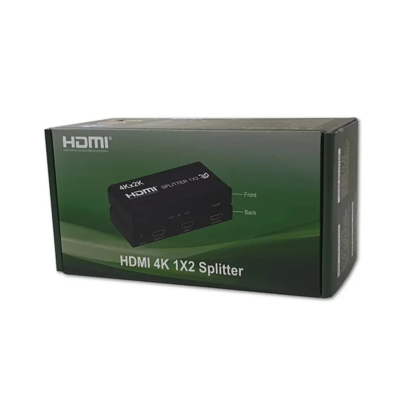 4K x 2K HDMI Splitter 1x2 – High Definition 3D Video Adapter Chaudhary Brand Store
