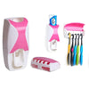 Automatic Toothpaste Dispenser Set with Wall-Mounted Toothbrush Holder | Touch-Free Bathroom Organizer
