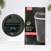 Black 510ML Stainless Steel Vacuum Insulated Thermos Flask Travel Mug with Temperature Display