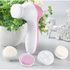 5 In 1 Electric Face Wash Brush – Mini Facial Cleansing & Beauty Massager - Chaudhary Brand Store 