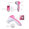 5 In 1 Electric Face Wash Brush – Mini Facial Cleansing & Beauty Massager - Chaudhary Brand Store 
