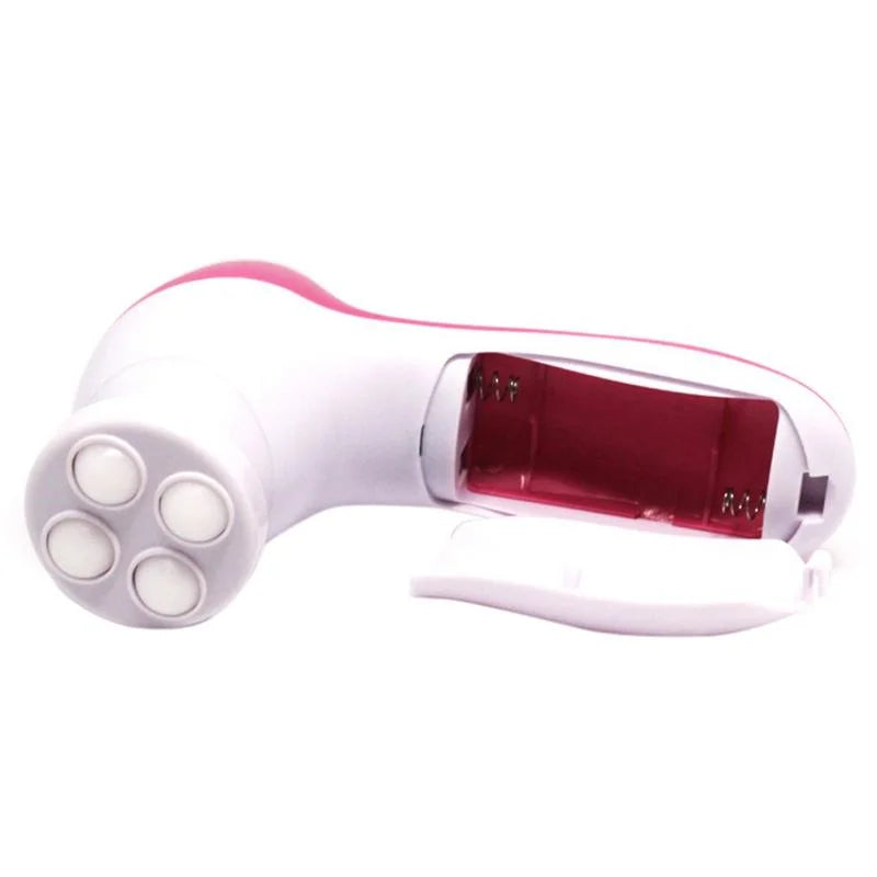 5 In 1 Electric Face Wash Brush – Mini Facial Cleansing & Beauty Massager - Chaudhary Brand Store 