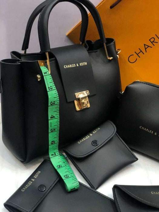 5 Pcs Shoulder Bag Set For Girls Charles & Keith Handbag - CHAUDHARY BRAND STORE