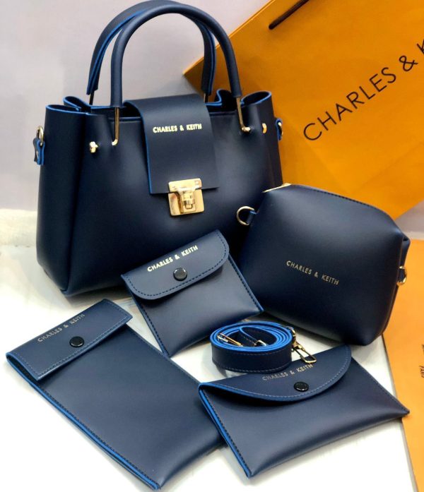 5 Pcs Shoulder Bag Set For Girls Charles & Keith Handbag - CHAUDHARY BRAND STORE