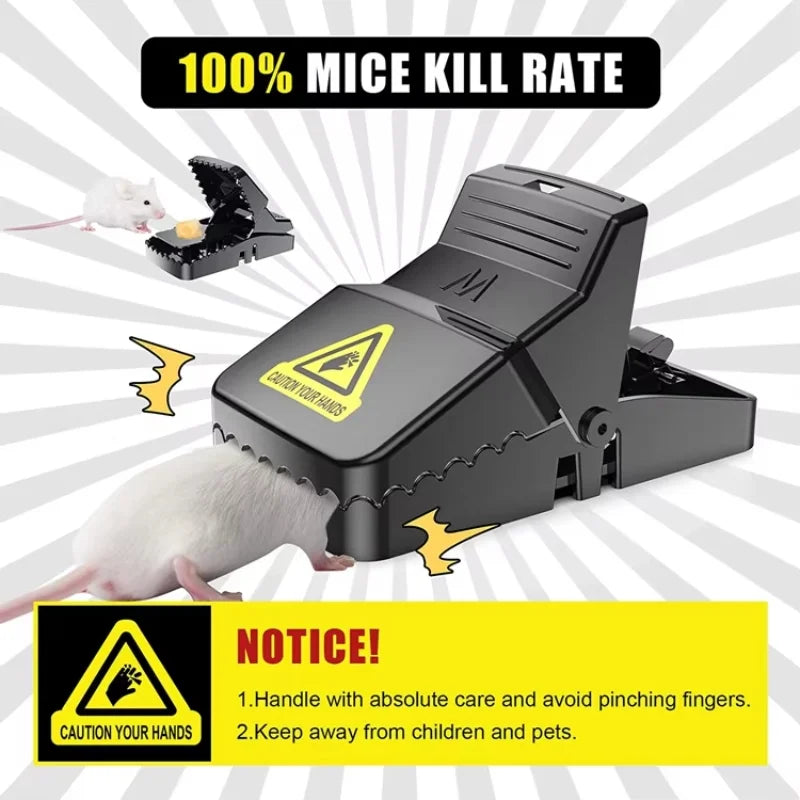 Heavy Duty Plastic Mouse Trap | Reusable Mouse Catcher | Best Quality Rodent Trap / Pack of 2