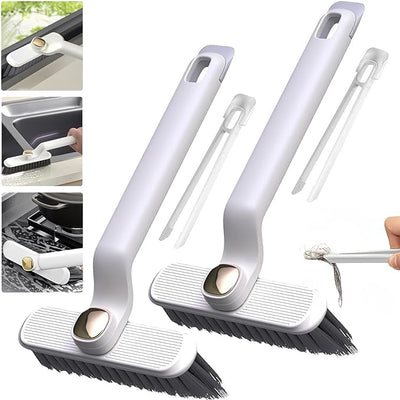 Multi-Function Rotating Crevice Cleaning Brush |  360° Deep Gap Cleaner for Kitchen, Bathroom & Home
