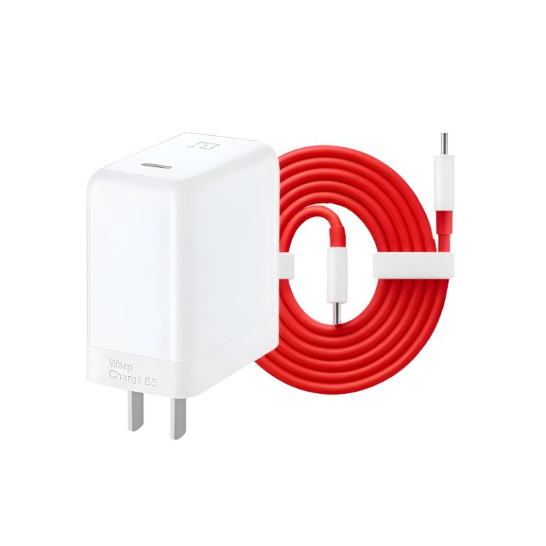 OnePlus 65W Warp Charge Power Adapter with Type-C to Type-C Fast Charging Cable | High-Speed USB-C Charger