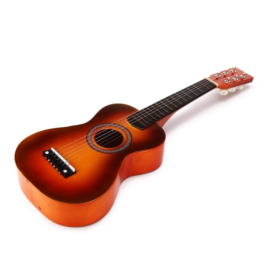 6 Strings Children Wooden Acoustic Guitar Musical Instrument Toy 23 Inch - Chaudhary Brand Store 