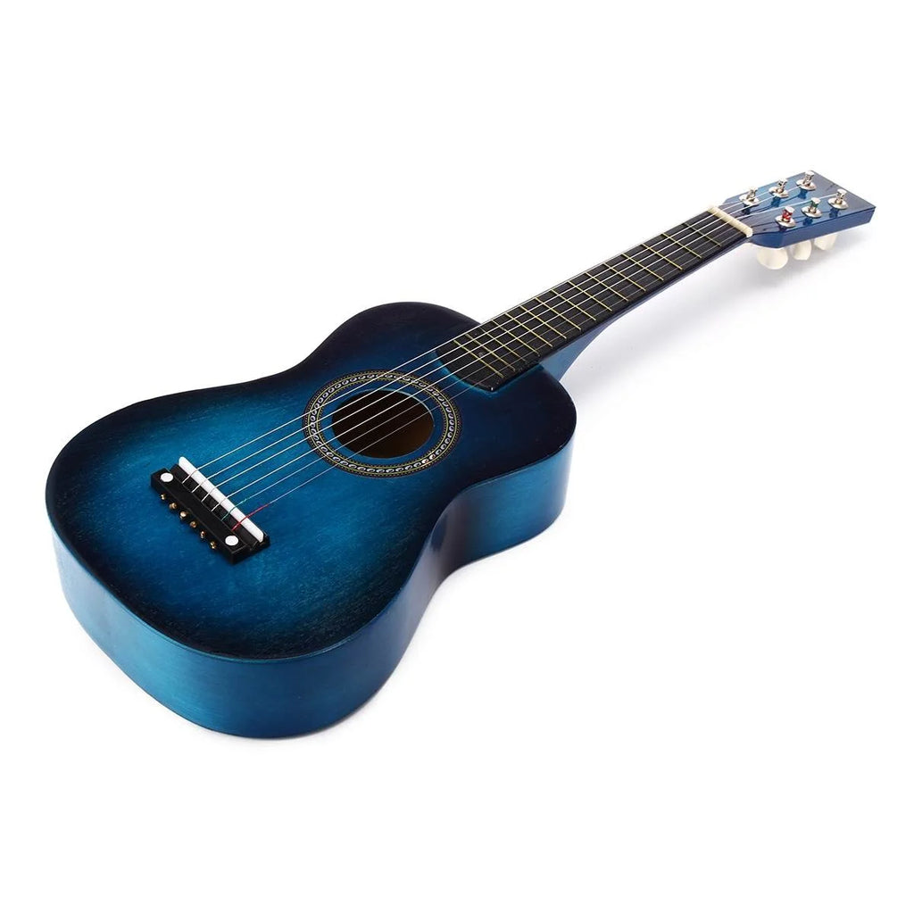 6 Strings Children Wooden Acoustic Guitar Musical Instrument Toy 23 Inch - Chaudhary Brand Store 