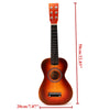 6 Strings Children Wooden Acoustic Guitar Musical Instrument Toy 23 Inch - Chaudhary Brand Store 