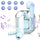 Air31 Wireless Earbuds | Crystal Transparent Design | Bluetooth 5.3 | LED Display & Heavy Bass