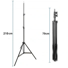 7 Feet Tripod Photography Light Camera Stand Adjustable Height With 1/4 Screw Head For Ring Light - Chaudhary Brand Store 