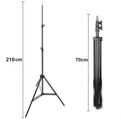 7 Feet Tripod Photography Light Camera Stand Adjustable Height With 1/4 Screw Head For Ring Light - Chaudhary Brand Store 