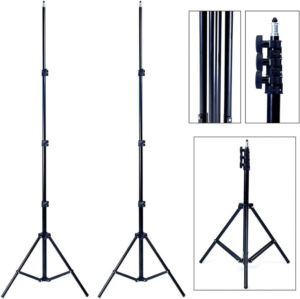 7 Feet Tripod Photography Light Camera Stand Adjustable Height With 1/4 Screw Head For Ring Light - Chaudhary Brand Store 