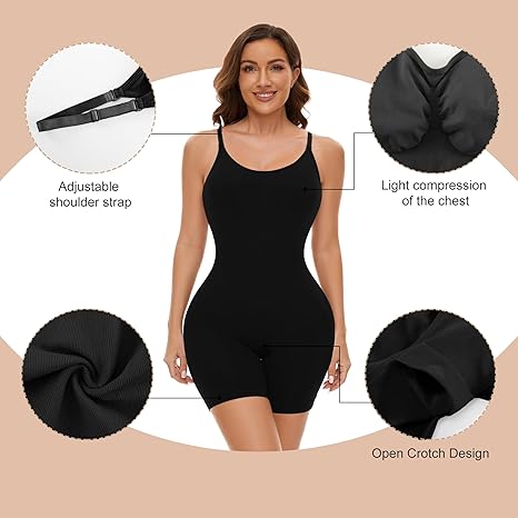 Hot Shaper Neoprene Body Suit – Black For Women