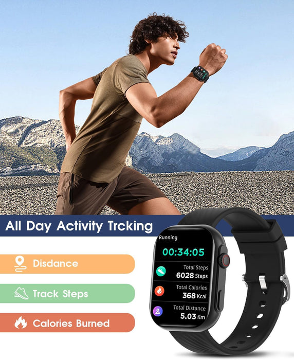 7-in-1 Ultra Smart Watch With Bluetooth Calling, Fitness Tracking, And Multiple Sports Modes ( Random Color ) - CHAUDHARY BRAND STORE