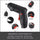 47-Piece Foldable Wireless Electric Screwdriver Kit with Adjustable Torque & USB Charging