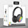 Lelisu LS-257 Wireless Stereo Headphones | Bluetooth 5.4 Over-Ear Headset with Type-C Charging & LED Lights