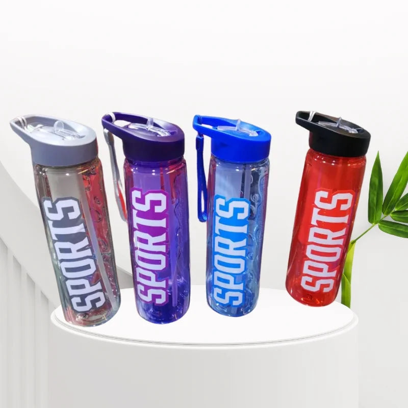Stylish Water Sport Bottle 1000ml with Straw | Leakproof BPA-Free Hydration Bottle for School, Gym & Travel