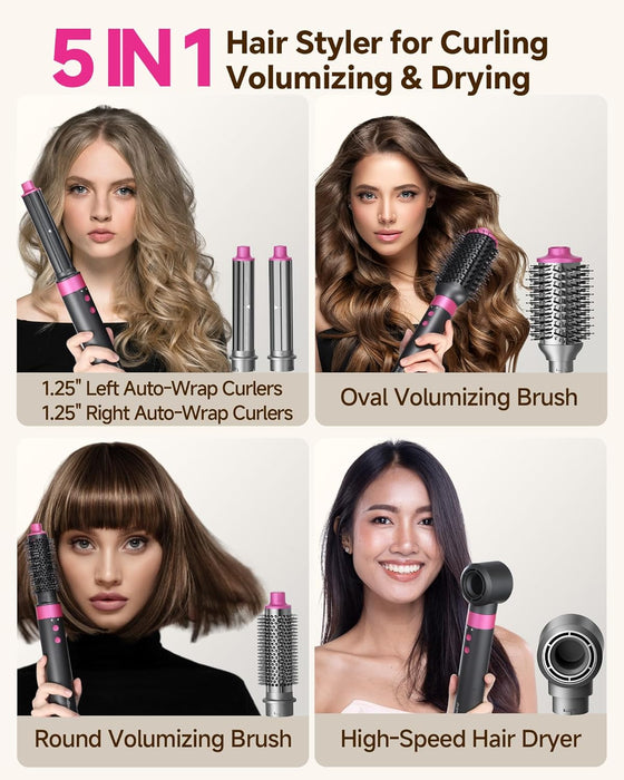 5 in 1 Hot Air Styler | 5 in 1 Hair Dryer Styling Tool